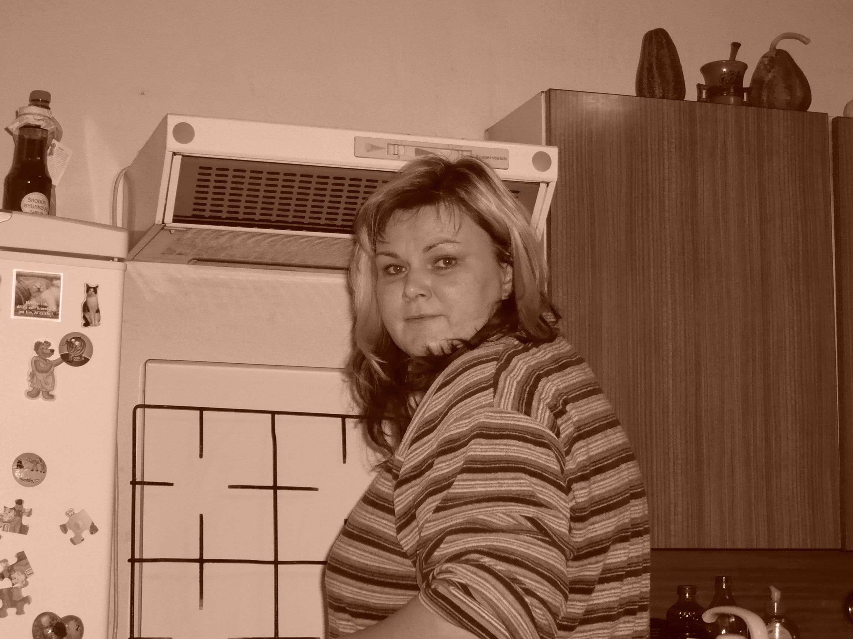 mamka v kuchyni